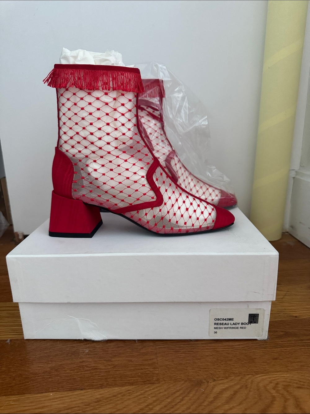 Suzanne Rae Reseau Lady Mesh Lace Up Boot